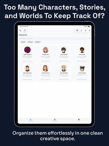 Ocie: OC Organizer iPad screenshot