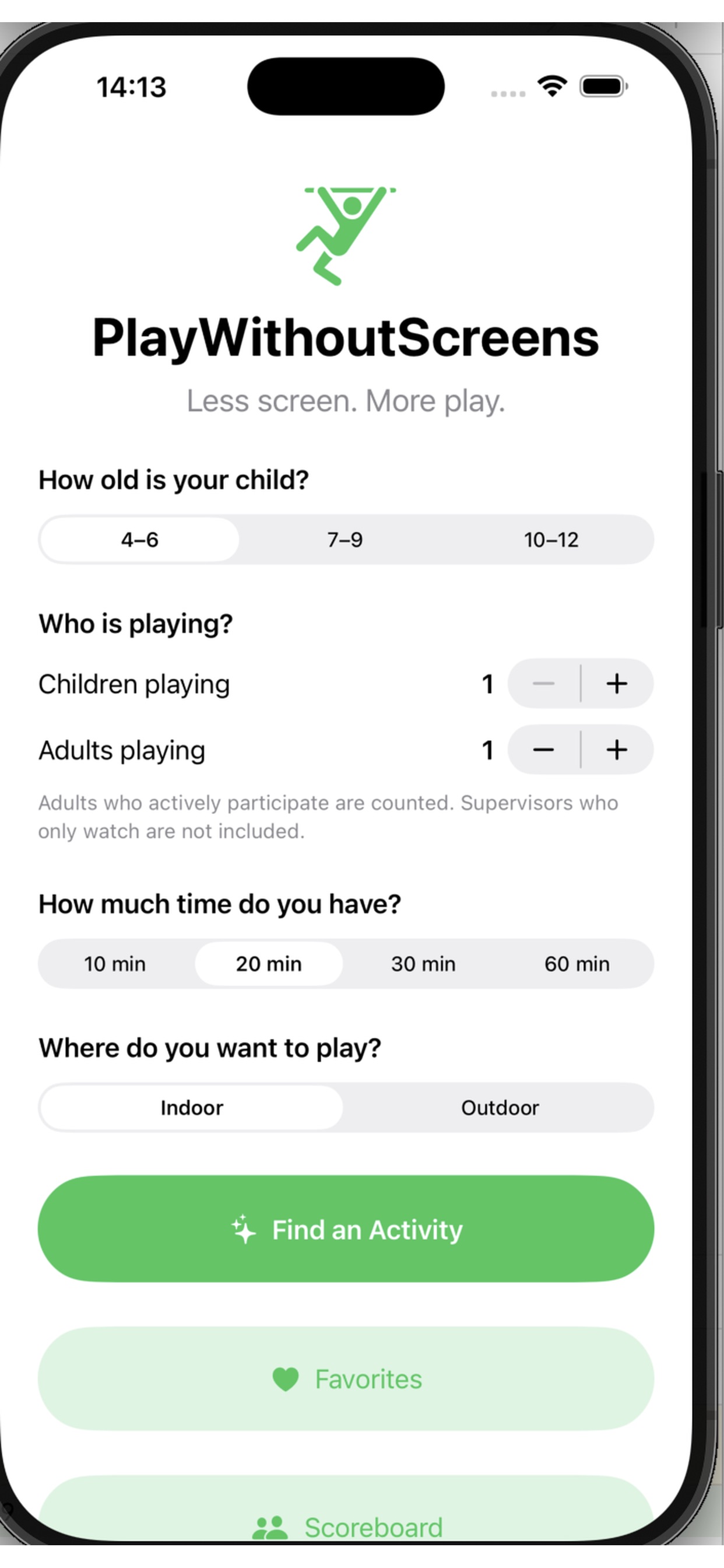 Screenshot 1 of PlayWithoutScreens
