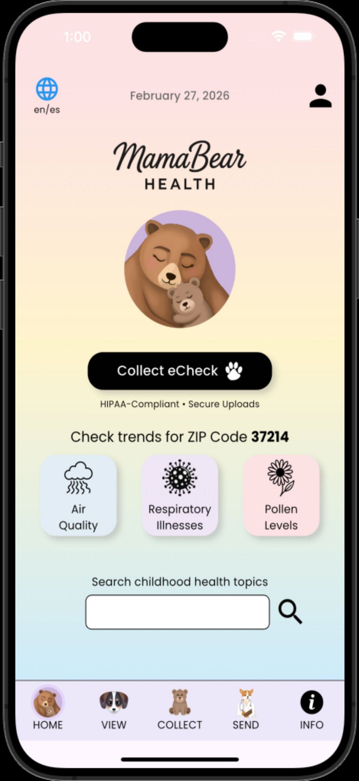 MamaBear Health screenshot 2