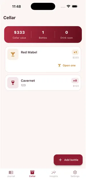 CellarNotes: Wine & Whisky screenshot 1
