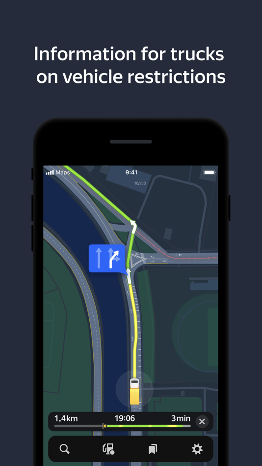 #8. Yandex Navi – navigation, maps (iOS) بواسطة: Direct Cursus Computer Systems Trading