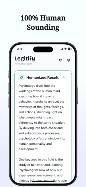 AI Humanizer: Legitify screenshot 2