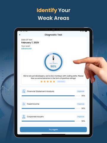 CFA Level 1 Exam Prep 2026 iPad screenshot