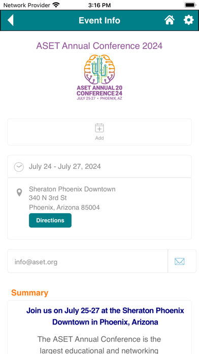 ASET Annual Conference 2024 Screenshot