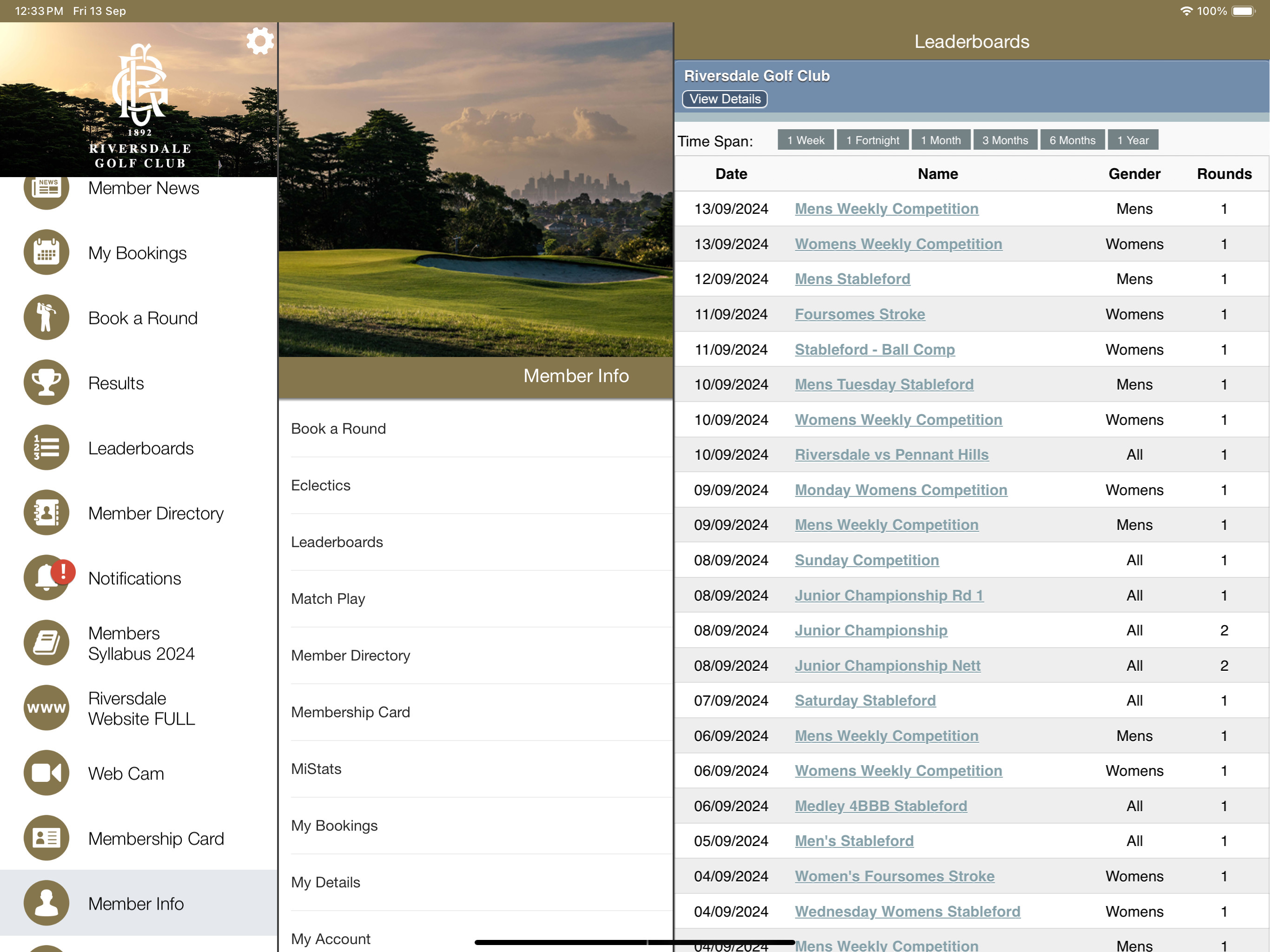 Riversdale Golf Club