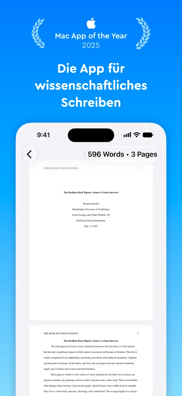 Essayist: Academic Writing App, Screenshot 1