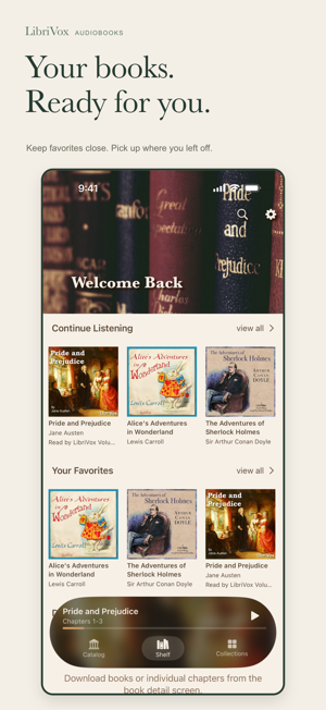 LibriVox Audiobooks Screenshot