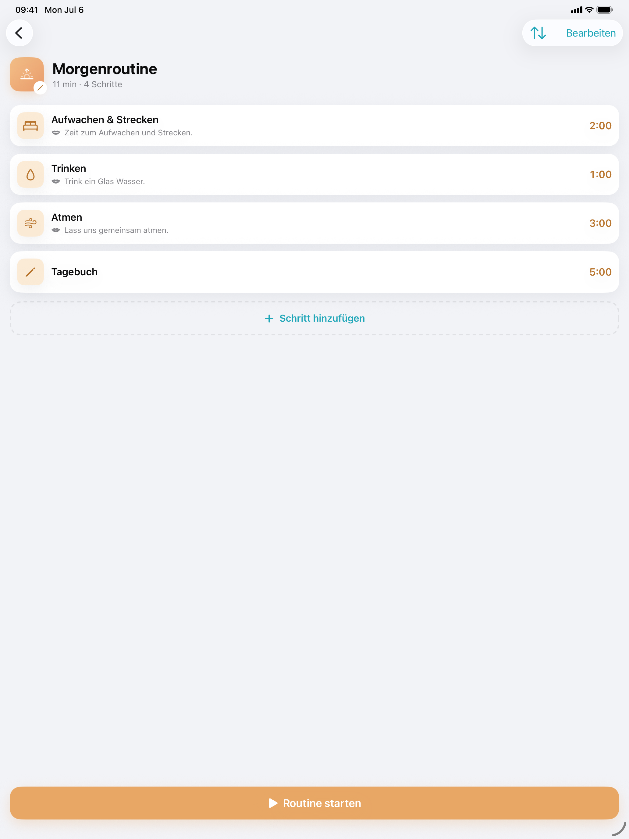 Just One Minute: Routine Timer screenshot 7