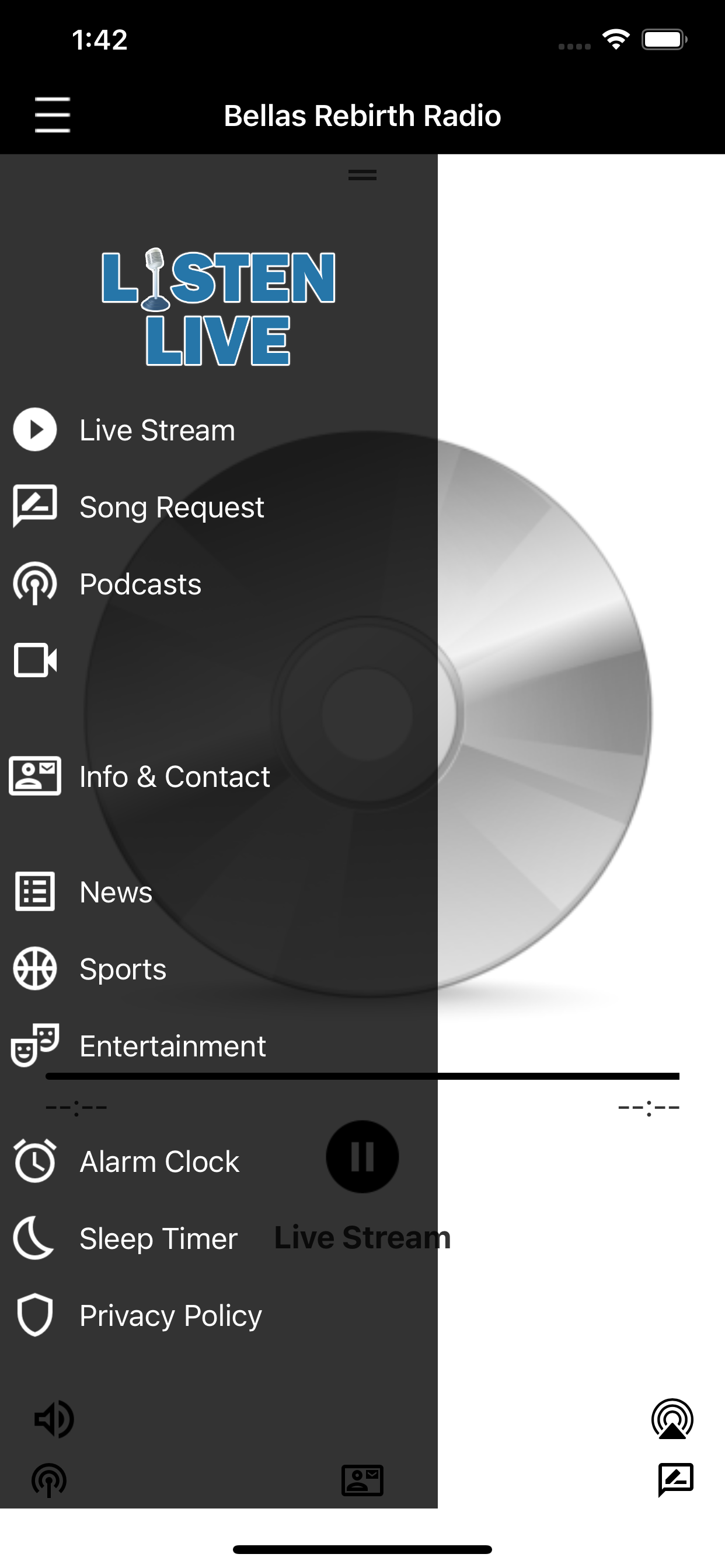 Bellas Rebirth Radio screenshot 2