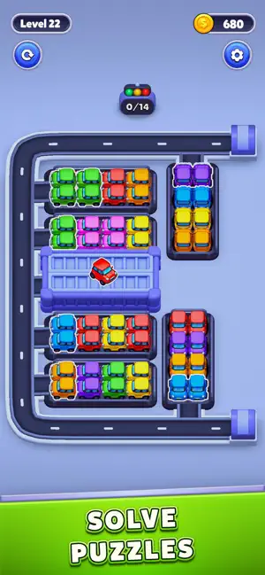 Car Sort: Color Puzzle screenshot 1