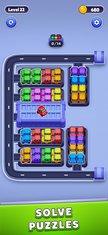 Car Sort: Color Puzzle screenshot 2