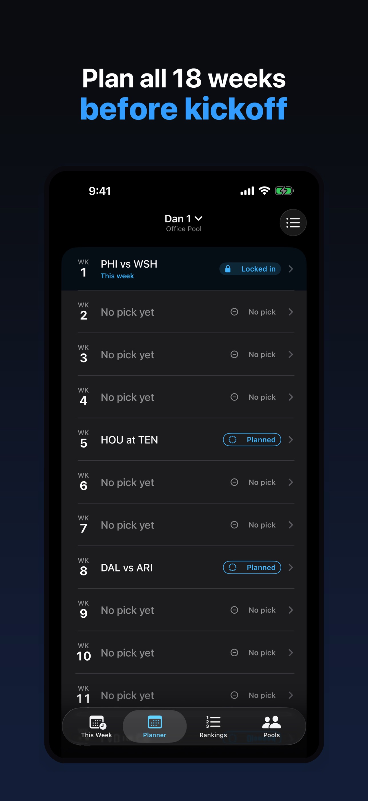 Screenshot 3 of Survivor Caddy - Picks Manager