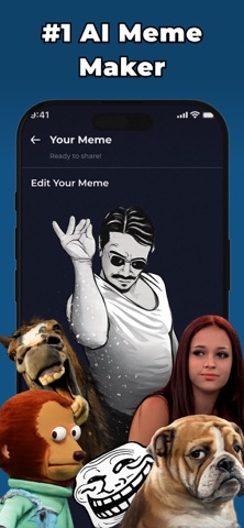 Meme Maker - Memezy iPhone screenshot