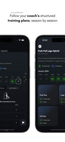Not Athletes Training screenshot