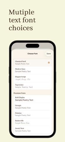 SoulPoetry: AI Poem Generator iPhone screenshot