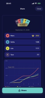 Sept! Card Game Score Keeper screenshot 4