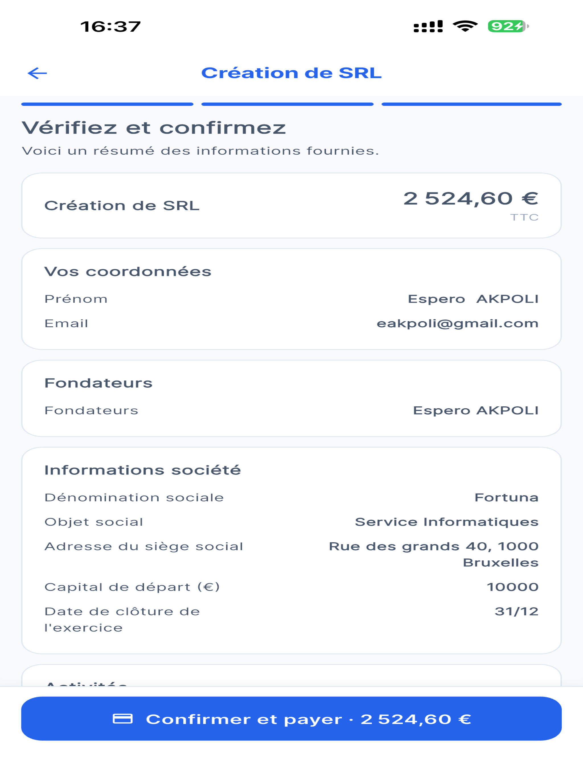 LegalBelgique screenshot 17