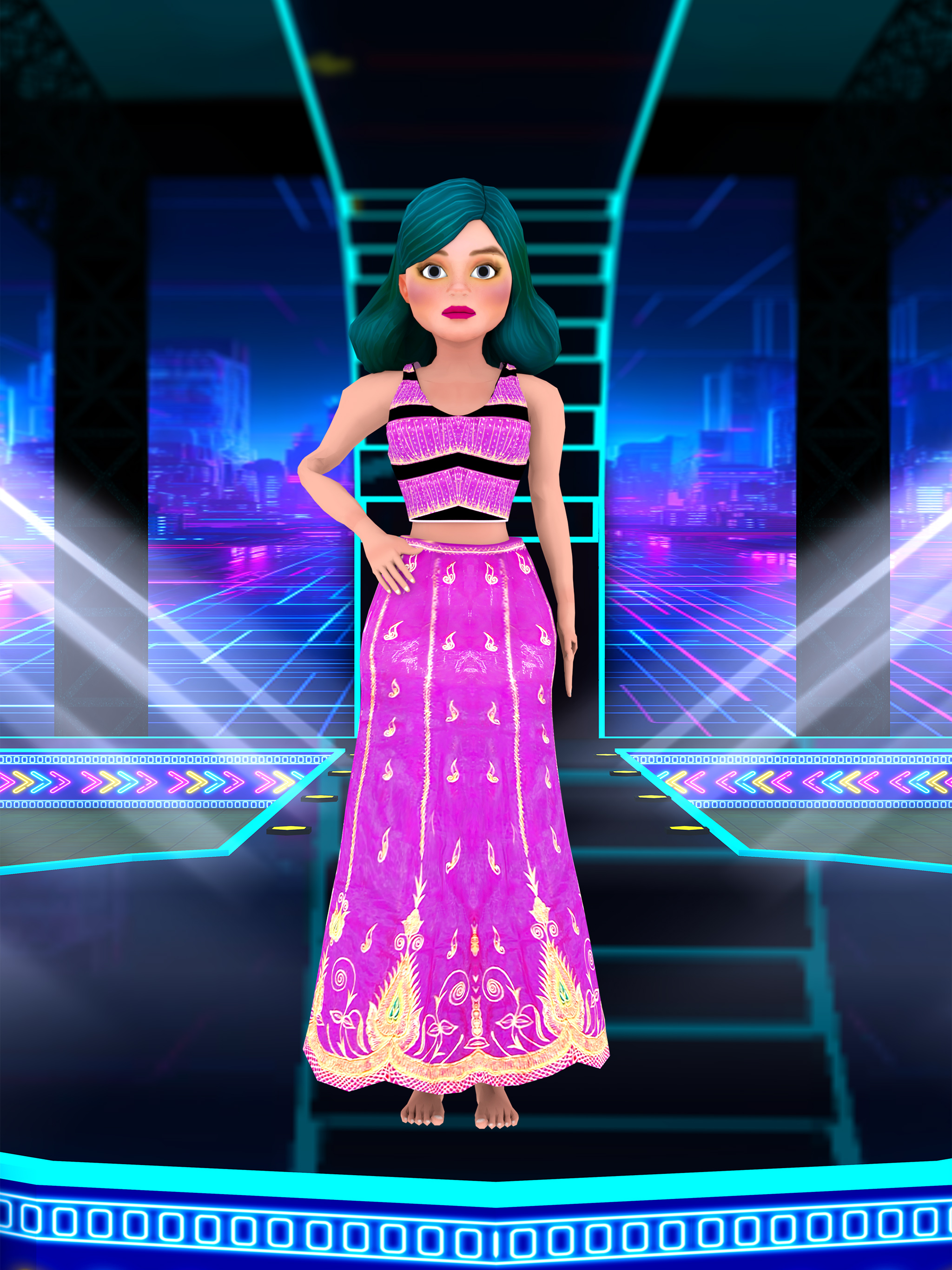 Anime Dress Up Fashion Game 3D
