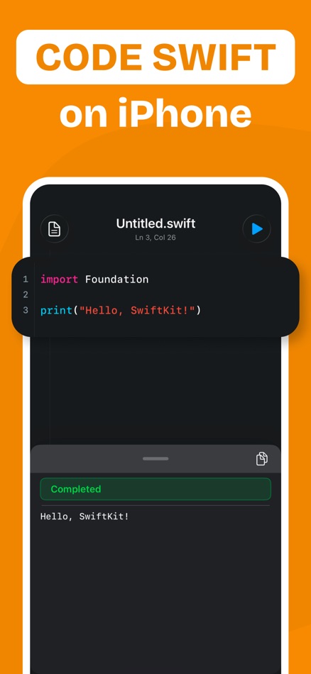 #1. SCode - Code Editor & Compiler (iOS) โดย: Abdullah Anwar