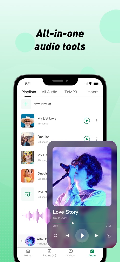 Xender: Transfer, Share Files - Integrated Audio Experience