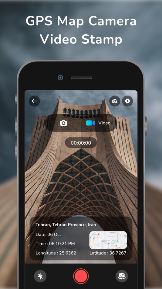 #4. MapStamp - GPS Map Camera (iOS) 由: AppziBrain Infotech LLP