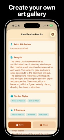 Art Identifier - Mona iPhone screenshot