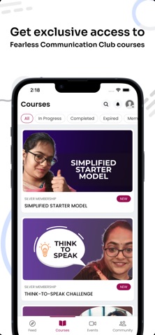 Fearless Communication Club screenshot