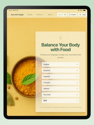 Ayurvedic Vegetarian Recipes