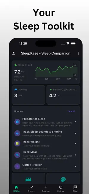 SleepKase: Snore & Sleep screenshot 1