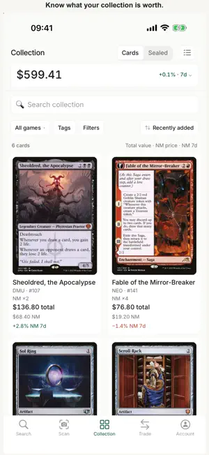 Sleeve - TCG Card Tracker screenshot 1