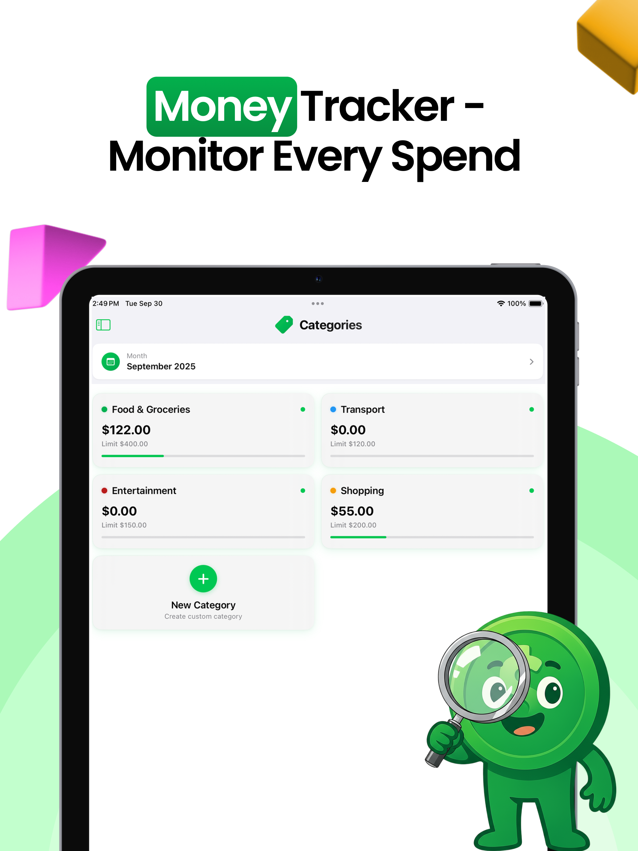 Cashual - Budget Tracker
