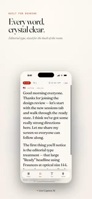 Live Caption AI screenshot 2