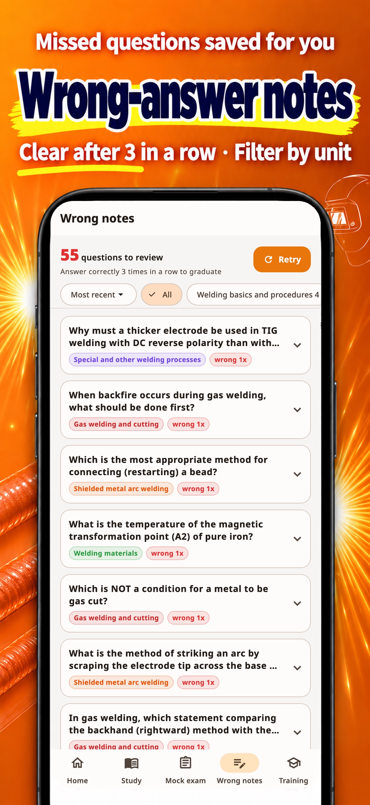 Screenshot 4 of Welding Written - PassRun