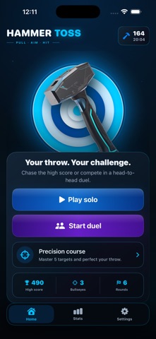 Hammer Toss iPhone screenshot