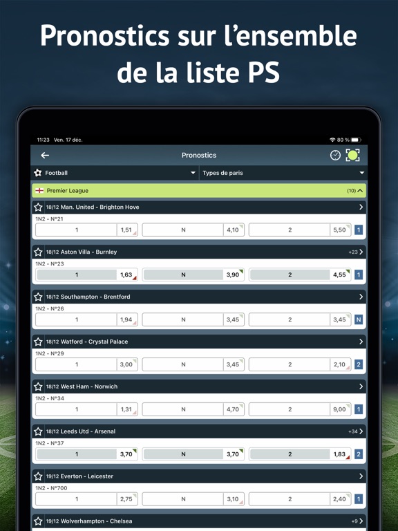 Screenshot #5 pour Pronosoft