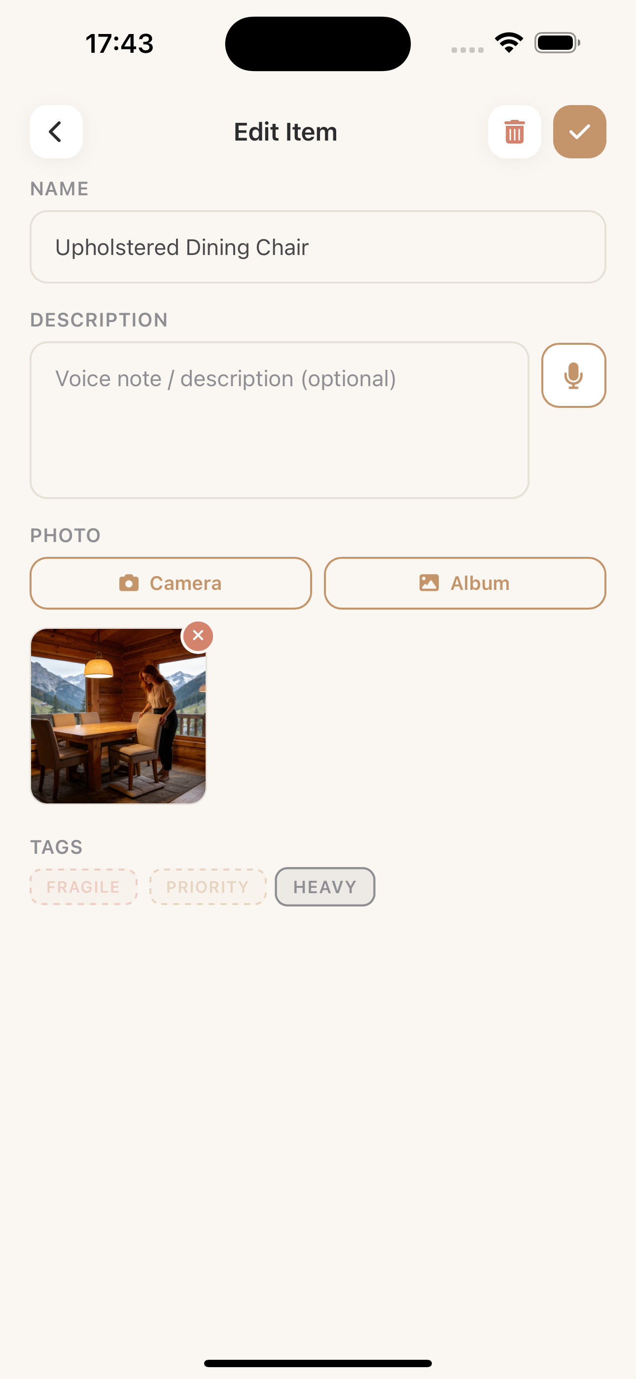 MoveList. screenshot 3