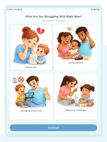 Parenting App for Mom & Dad iPad screenshot