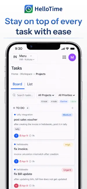Hello Time - Time Tracker screenshot 2