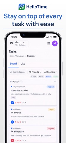 Hello Time - Time Tracker Screenshot 2 of 5
