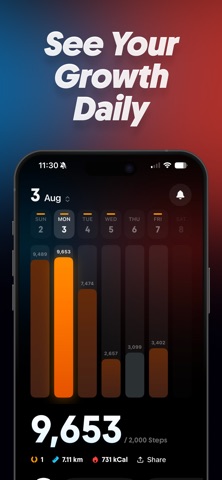 Amble: Step Counter & Race iPhone screenshot
