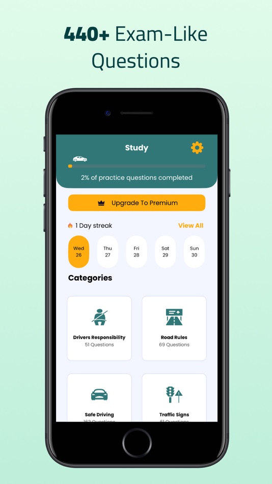 #2. DMV Test Buddy Driver Permit (iOS) By: Federer Industries, LLC