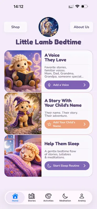 Little Lamb Bedtime screenshot 1 of 5