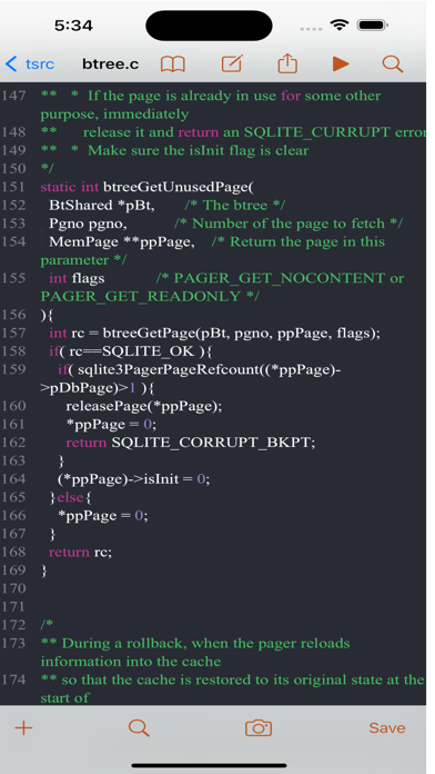 iCodeEditor Screenshot