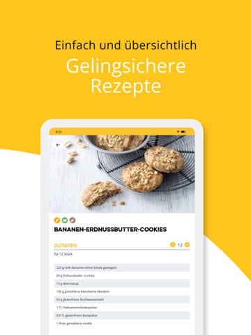 Gluten Free: Rezepte & Magazin iPad screenshot