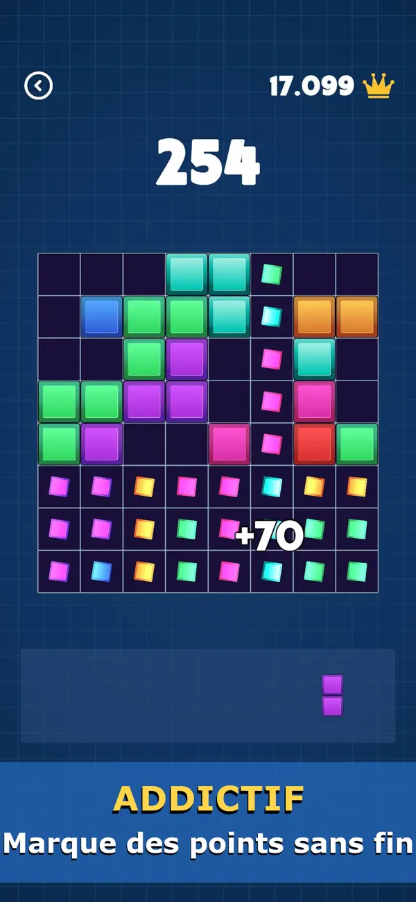 Screenshot #1 pour BrainBloq: Puzzle de Blocs