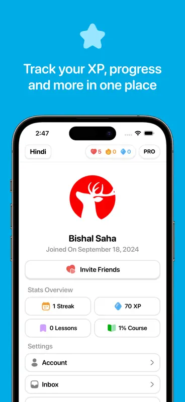 Bhasha: Learn Indian Languages screenshot 6 of 8