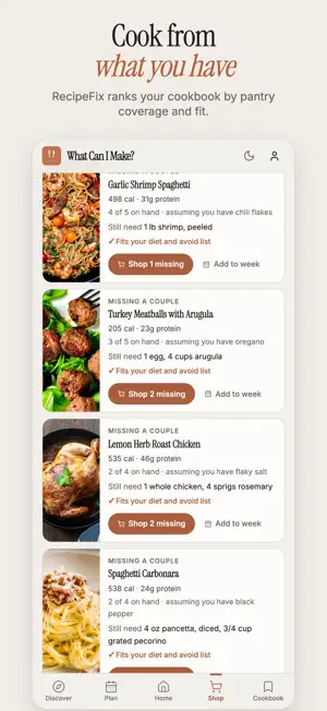 RecipeFix: Recipe Converter screenshot 4