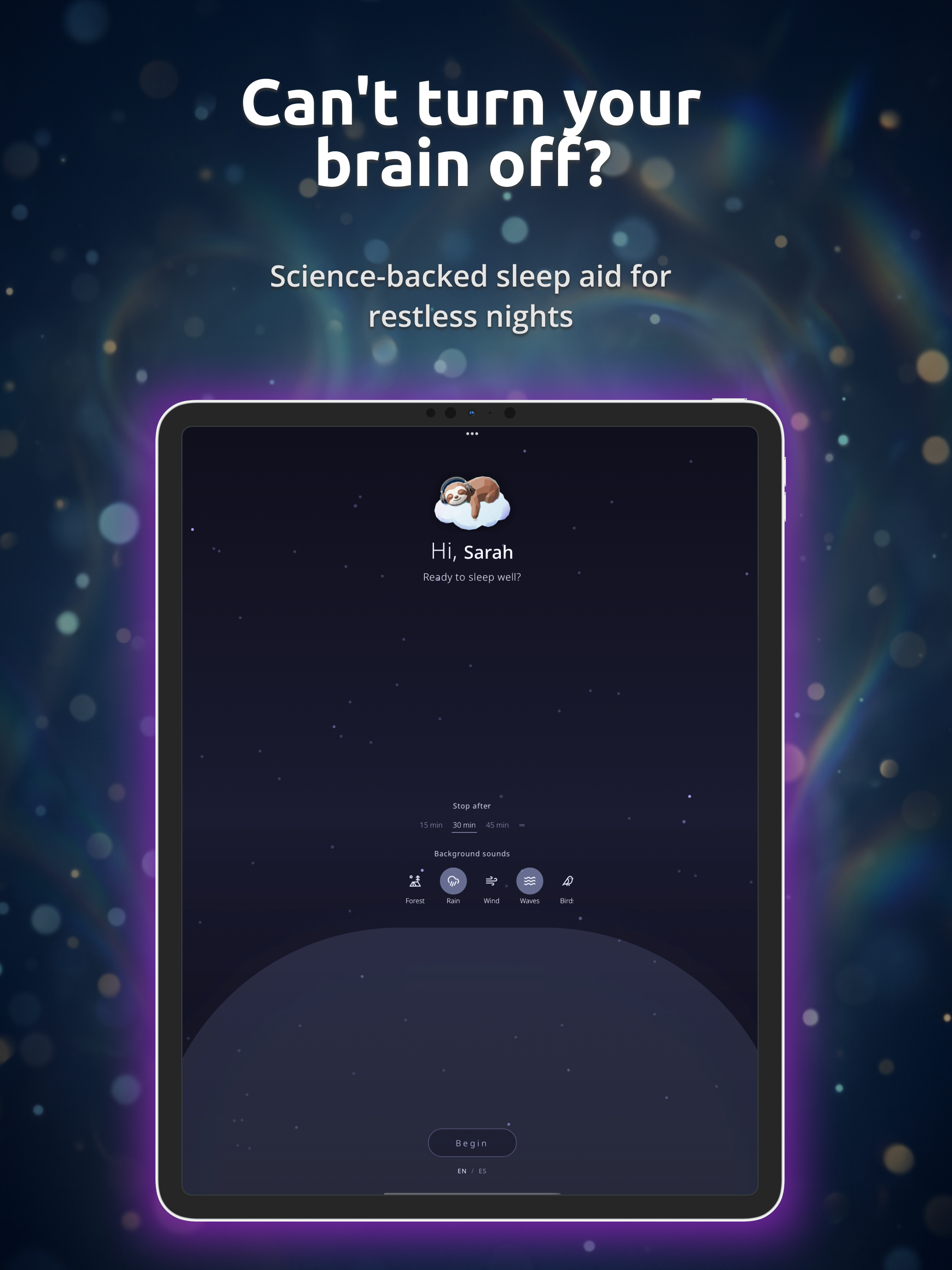 Sleep in Minutes | Shuffli