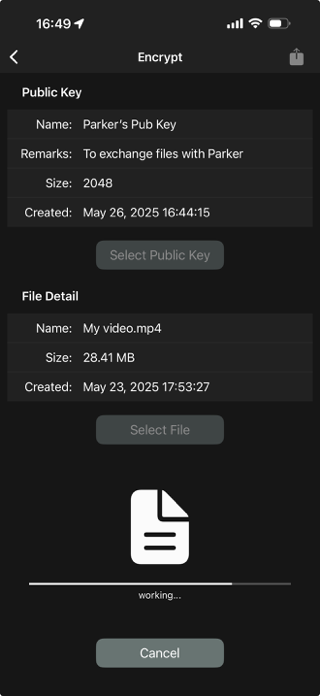 FileCryptor Screenshot 8 of 9