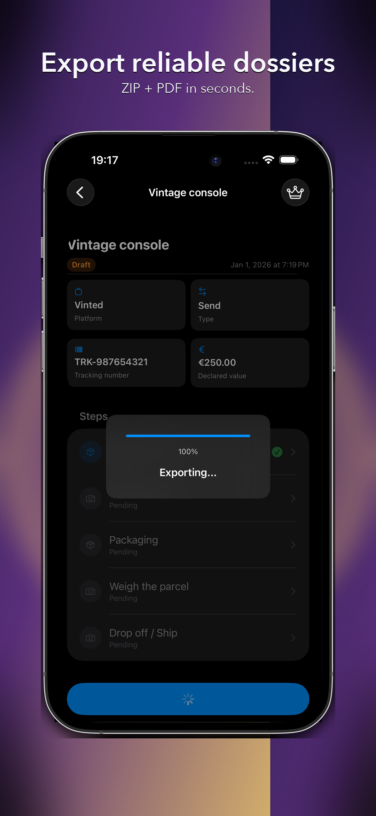 ParcelProof screenshot 4